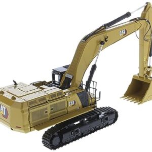 Caterpillar 395 Next Generation Hydraulic Excavator (General Purpose Version) Yellow with Operator and Additional Tools High Line Series 1/50 Diecast Model by Diecast Masters 85709