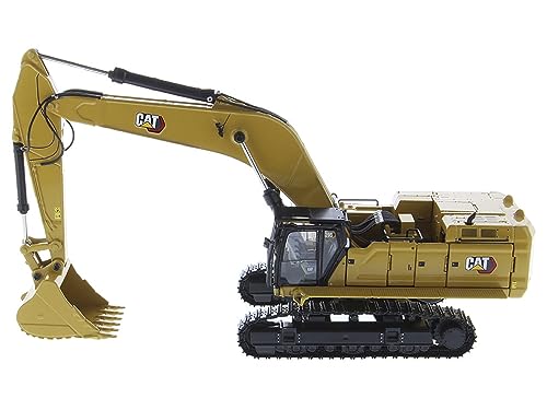 Caterpillar 395 Next Generation Hydraulic Excavator (General Purpose Version) Yellow with Operator and Additional Tools High Line Series 1/50 Diecast Model by Diecast Masters 85709