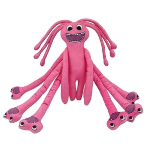 guuzogg garten of banban plush, 23 inches pink medusa garden of ban ban plushies throw pillows, soft stuffed monster figure doll for fans, stuffed horror figure doll for kids boys girls and adult