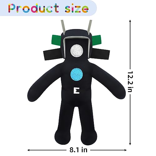 Aisharery Skibidi Toilet Toy Plush,Cameraman Plush,Speakerman Plush,Fun and Whimsical Stuffed Figure Doll for Fans Gift,Soft Stuffed Animal Figure Doll for Adult and Kids (Taitan)