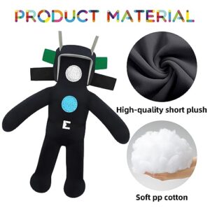 Aisharery Skibidi Toilet Toy Plush,Cameraman Plush,Speakerman Plush,Fun and Whimsical Stuffed Figure Doll for Fans Gift,Soft Stuffed Animal Figure Doll for Adult and Kids (Taitan)