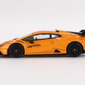 Lambo Huracan STO Arancio Borealis Orange Metallic Limited Edition to 4800 Pieces Worldwide 1/64 Diecast Model Car by True Scale Miniatures MGT00511