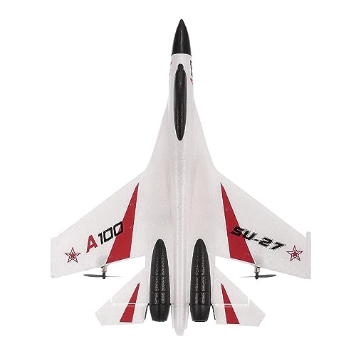 WLtoys XK A100-SU27 340mm Wingspan 2.4GHz 3D/6G System 6-Axis Gyro Remote Control Airplane with RC Transmitter & Lipo Battery - RTF RC Airplane Toy Vehicle for Adults (HELIDIRECT)