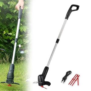 high strength alloy blade mower, handheld portable electric lawn mower for agricultural household wireless weeding machine garden trimming tool grass brushing machine