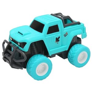 heepdd remote control car toy, easy to operate 1/24 abs high speed racing rc car toy for home (green blue)