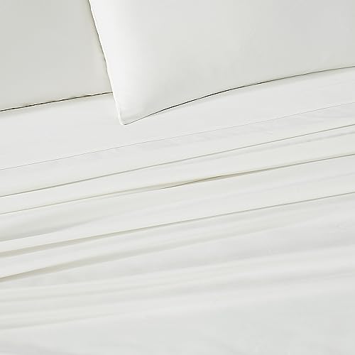 UGG 11787 Alahna Full Bed Sheets and Pillowcases 4-Piece Set Sleep in Luxury Machine Washable Deep Pockets Wrinkle-Resistant Silky Cooling Technology for All-Season Comfort, Full, Snow