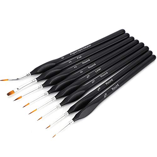 Painting Brush Set Watercolor Brush Set Tools Painting Brushes Oil Painting Acrylic 8Pcs Wool Nylon Art Brush Paint Brush Paint Tool Paintbrush Coloring Brush Oil Portrait