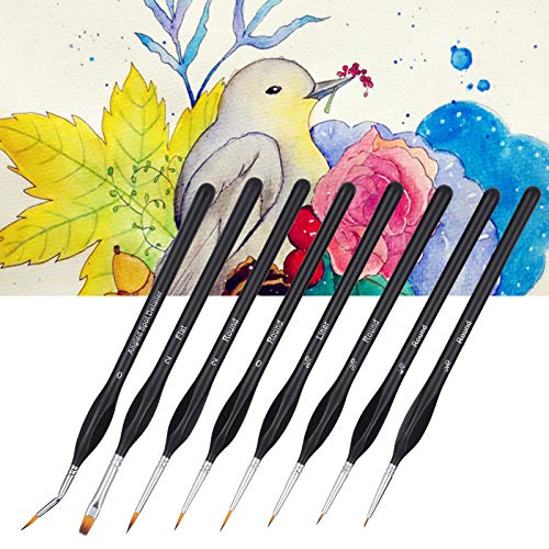 Painting Brush Set Watercolor Brush Set Tools Painting Brushes Oil Painting Acrylic 8Pcs Wool Nylon Art Brush Paint Brush Paint Tool Paintbrush Coloring Brush Oil Portrait