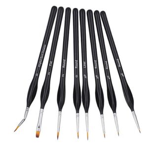 Painting Brush Set Watercolor Brush Set Tools Painting Brushes Oil Painting Acrylic 8Pcs Wool Nylon Art Brush Paint Brush Paint Tool Paintbrush Coloring Brush Oil Portrait