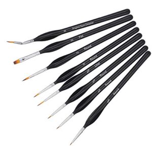 Painting Brush Set Watercolor Brush Set Tools Painting Brushes Oil Painting Acrylic 8Pcs Wool Nylon Art Brush Paint Brush Paint Tool Paintbrush Coloring Brush Oil Portrait