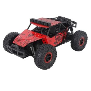 heepdd rc toy cars, strong adhesion anti slip 2.4ghz offroad car for gift (red)