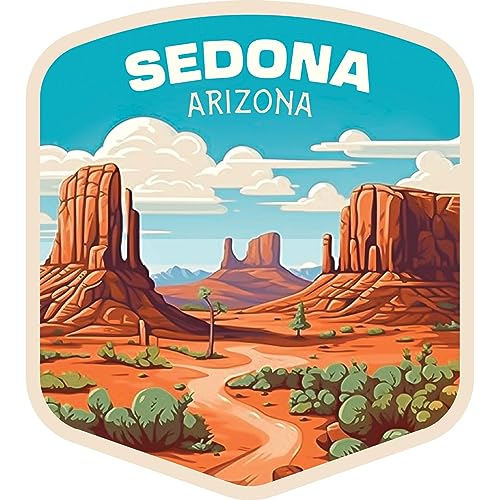 Sedona Arizona Design A Souvenir Fridge Magnet 4-Inch