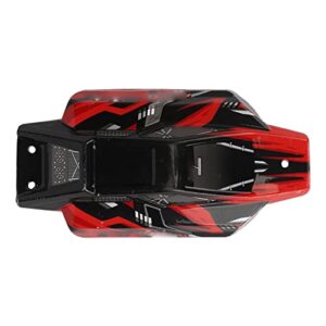 tnfeeon rc car shell, accessory pvc car toy body shell for scy 16201pro 1/16 rc cars (red)