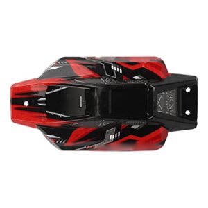 Tnfeeon RC Car Shell, Accessory PVC Car Toy Body Shell for SCY 16201PRO 1/16 RC Cars (Red)