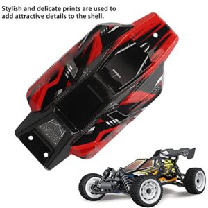 Tnfeeon RC Car Shell, Accessory PVC Car Toy Body Shell for SCY 16201PRO 1/16 RC Cars (Red)