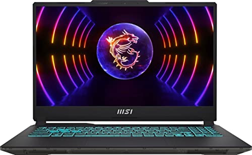 MSI Cyborg 15 A12VF 2023 Gaming Laptop 15.6" FHD IPS 144Hz 10-Core 12th Intel i7-12650H 32GB DDR5 2TB SSD NVIDIA GeForce RTX 4060 8GB GDDR6 Wi-Fi 6 Backlit Keyboard Windows 11 Home w/ONT 32GB USB