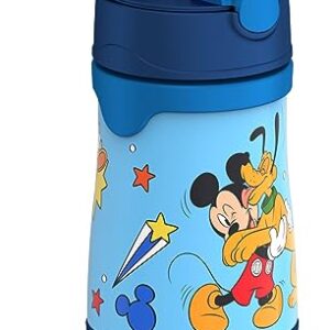 THERMOS Vacuum Insulated Stainless Steel 10oz Straw Bottle, Mickey Mouse