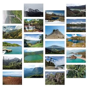dear mapper colombia natural landscape postcards pack 20pc/set postcards from around the world greeting cards for business world travel postcard for mailing decor gift