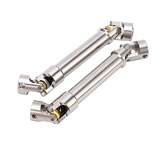 RC Drive Shaft Set, 2Pcs M4 Six Teeth RC Drive Shaft for 1/10 RC Crawler (91mm)