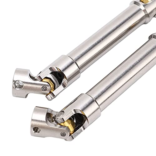 RC Drive Shaft Set, 2Pcs M4 Six Teeth RC Drive Shaft for 1/10 RC Crawler (91mm)