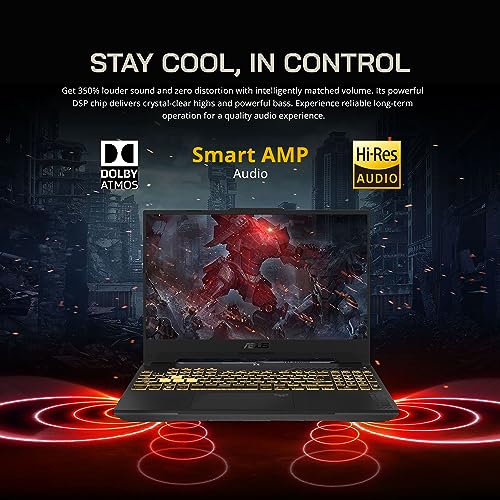 ASUS TUF F15 15.6” FHD Gaming Laptop, Intel Core i7-12700H, NVIDIA GeForce RTX 4070, 64GB RAM, 4TB SSD, RGB Keyboard, Numpad, Smart AMP Audio, Wi-Fi 6, Gray, Win 11 Pro, 32GB USB Card