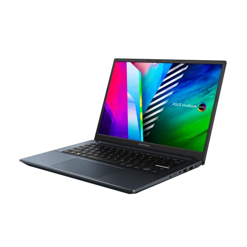 ASUS VivoBook Pro 14 OLED Business Laptop | 14" 2.8K OLED (400nits 100% DCI-P3) | Intel 4-Core i5-11300H | 8GB DDR4 256GB SSD | Backlit USB-C Thunderbolt Harman/kardon Win10Pro + 32GB MicroSD Card