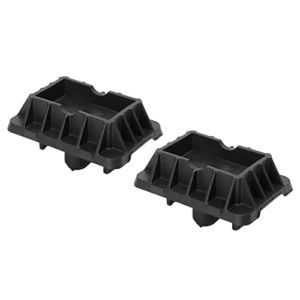 raguso under car jack pad, 51717169981 black 2pcs anti aging car jack support plate for autos
