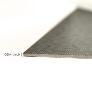 FloorPops FP3931 Biscotto Peel & Stick Floor Tiles, Black (Pack of 2)