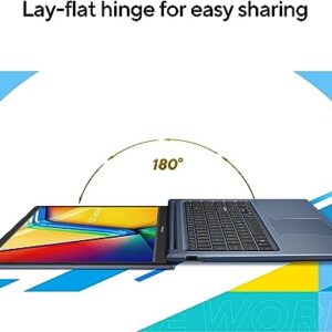 ASUS 2023 Newest Vivobook 15 Laptop, 15.6" Full HD Display, Intel Core i3 1215U Up to 4.4GHz, 16GB RAM, 1TB SSD, Intel UHD Graphics, Wi-Fi, Business, Student, Windows 11 Home S, Bundle with JAWFOAL
