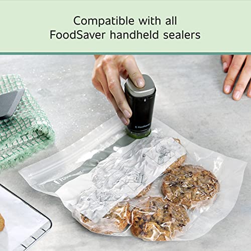 FoodSaver 1-Quart BPA-Free Multilayer Construction Vacuum Zipper Bags, 18 Count (Pack of 2)