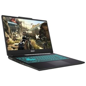 MSI Cyborg 15 Gaming Laptop, 15.6" FHD 144Hz Display, Intel Core i7-12650H, NVIDIA GeForce RTX 4060, 32GB DDR5 RAM, 1TB SSD, Webcam, Backlit Keyboard, Wi-Fi 6, Windows 11 Home, Translucent Black