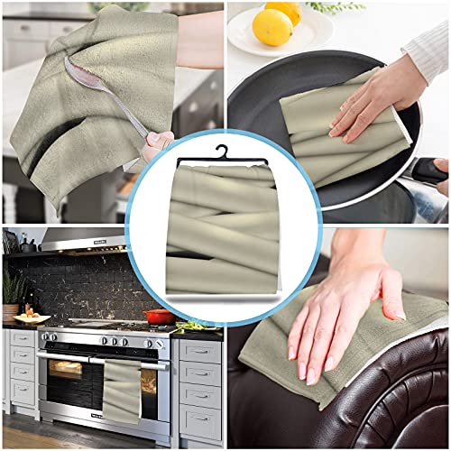 zzsunfeel Kitchen Towels Reversible for Drying Dishes, Halloween Mummy Bandage Set of 1 Dishcloths Cotton Hand Towels, Absorbent Dish Towels for Kitchen Counter Tea Towels 18"x 28"