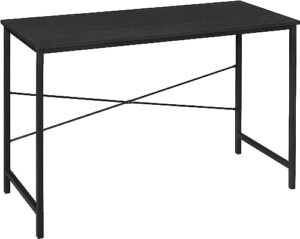 engerio computer desk home office desk writing study table modern simple style laptop table study writing desk for home office table workstation (black)
