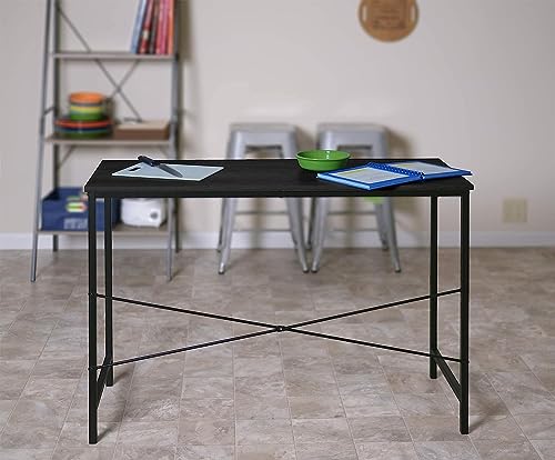 ENGERIO Computer Desk Home Office Desk Writing Study Table Modern Simple Style Laptop Table Study Writing Desk for Home Office Table Workstation (Black)