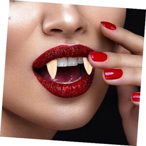 Vampire Fangs 9 Pairs Vampires Scarecrow Different Party Pellets Artificial Chic Bulk Up Denture Toy Mm+ Adult Werewolf Prop Supplies- Accessories Masquerade Ball Cosplay Alt