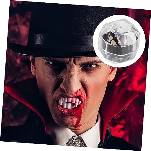 Vampire Fangs 9 Pairs Vampires Scarecrow Different Party Pellets Artificial Chic Bulk Up Denture Toy Mm+ Adult Werewolf Prop Supplies- Accessories Masquerade Ball Cosplay Alt