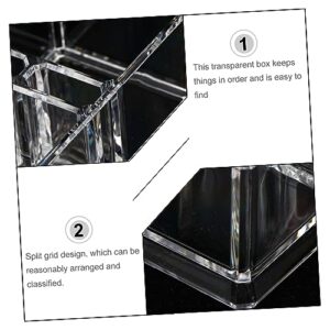 Alipis 1 PC Acrylic tea bag box drawer for desk makeup drawer desk drawer Table Sundries Organiser tea storage organizer tea bag holder multipurpose storage case novel storage container