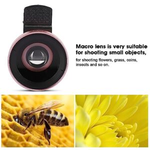 Mobile Phone Wide Angle Lens, Easy to Adjust Mobile Phone Macro Lens Micro Lens Shooting Enlarged Field of View Widely Applicable for Tablets for Smartphones