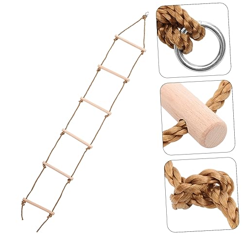 ibasenice 1Pc Six-Speed Climbing Ladder Adult Swings for Outside Kids Sports Toys Kids Swing playset Rope Ladder Long Rope Ladder Climbing Ladder for Kids Kid Climbing Toys Outdoor Plaything