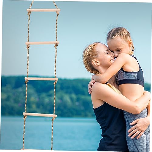 ibasenice 1Pc Six-Speed Climbing Ladder Adult Swings for Outside Kids Sports Toys Kids Swing playset Rope Ladder Long Rope Ladder Climbing Ladder for Kids Kid Climbing Toys Outdoor Plaything