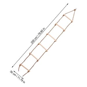 ibasenice 1Pc Six-Speed Climbing Ladder Adult Swings for Outside Kids Sports Toys Kids Swing playset Rope Ladder Long Rope Ladder Climbing Ladder for Kids Kid Climbing Toys Outdoor Plaything