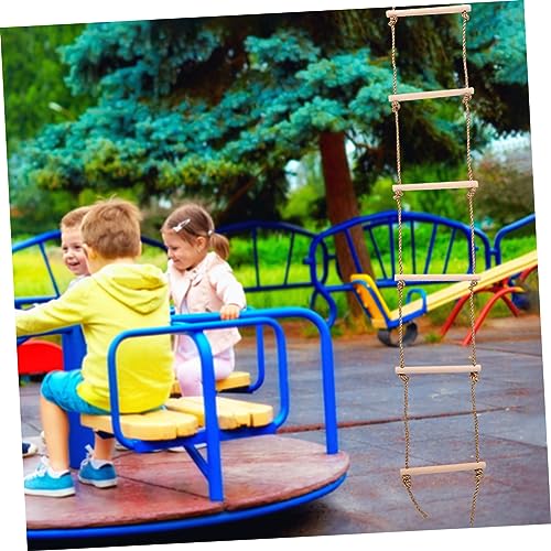 ibasenice 1Pc Six-Speed Climbing Ladder Adult Swings for Outside Kids Sports Toys Kids Swing playset Rope Ladder Long Rope Ladder Climbing Ladder for Kids Kid Climbing Toys Outdoor Plaything