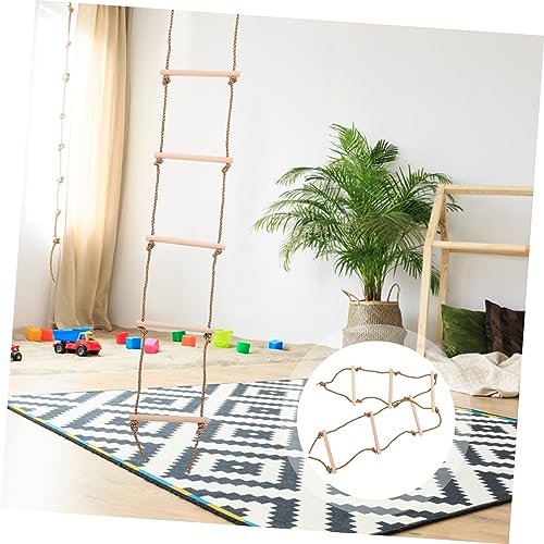 ibasenice 1Pc Six-Speed Climbing Ladder Adult Swings for Outside Kids Sports Toys Kids Swing playset Rope Ladder Long Rope Ladder Climbing Ladder for Kids Kid Climbing Toys Outdoor Plaything