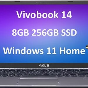 ASUS VivoBook S14 15.6" FHD (Intel Core i3-1115G4, 8GB RAM, 256GB SSD, UHD Graphics) Home & Education Laptop, Anti-Glare, Fingerprint, Wi-Fi, IST Cable, Type-C, Webcam, Win 11 Home, F415EA-AS31