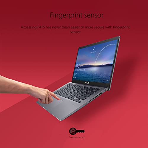 ASUS VivoBook S14 15.6" FHD (Intel Core i3-1115G4, 8GB RAM, 256GB SSD, UHD Graphics) Home & Education Laptop, Anti-Glare, Fingerprint, Wi-Fi, IST Cable, Type-C, Webcam, Win 11 Home, F415EA-AS31