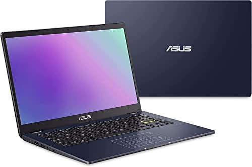 ASUS 14" Ultra Thin FHD PC Laptop, Intel Celeron N4020, 4GB RAM, 128GB, NumberPad, 1 Year Microsoft 365, Windows 11 Home in S Mode, Star Black + Accessories