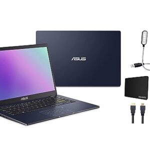 ASUS 14" Ultra Thin FHD PC Laptop, Intel Celeron N4020, 4GB RAM, 128GB, NumberPad, 1 Year Microsoft 365, Windows 11 Home in S Mode, Star Black + Accessories