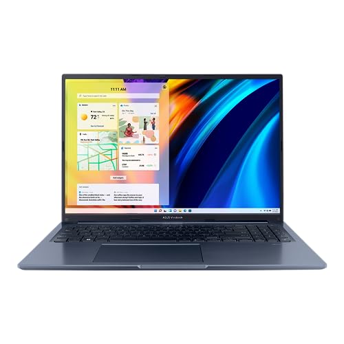 ASUS Vivobook 16 M1603Q 2023 Laptop - 16" 1920x1200 AMD Radeon Graphics - AMD Ryzen 7 5800H 8 Cores - 12GB DDR4 2TB NVMe SSD - HD Audio Wi-Fi 6 Bluetooth 5.3 - Win10 Pro TLG 32GB USB - Quiet Blue