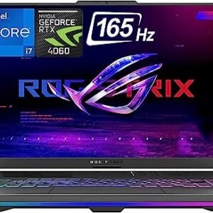 ASUS ROG Strix G16 Gaming Laptop 2023 Newest, 16" FHD 165Hz Display, Intel Core i7 13650HX up to 4.9GHz, NVIDIA GeForce RTX 4060, 64GB DDR5 RAM, 2TB SSD, Wi-Fi 6E, Bluetooth, Windows 11