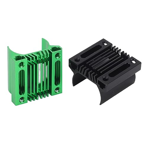 2pcs RC Motor Heatsink Aluminum Alloy RC Electric Motor Heat Sink with Efficient Cooling Improved Performance for RC Car Truck